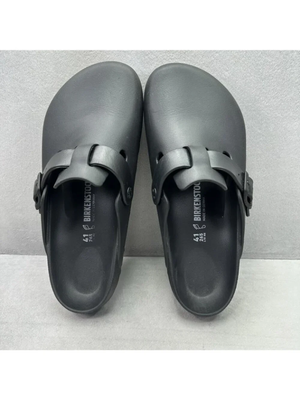 Birkenstock Boston EVA Womens Size 10 (EU 41) Clog Black Water Friendly Comfort - Picture 6 of 8